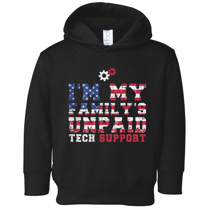 Computer Tech Im My Familys Unpaid Tech Support Toddler Hoodie