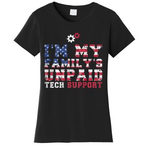 Computer Tech Im My Familys Unpaid Tech Support Women's T-Shirt