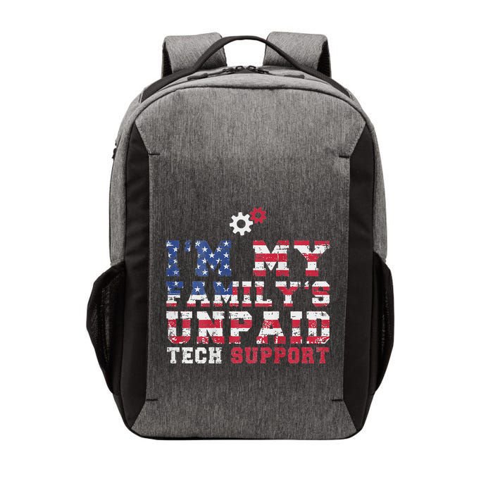 Computer Tech Im My Familys Unpaid Tech Support Vector Backpack