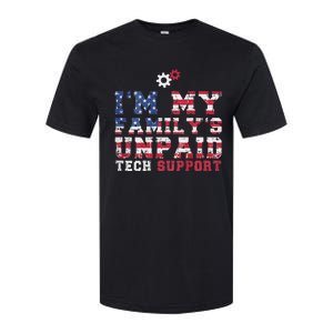 Computer Tech Im My Familys Unpaid Tech Support Softstyle CVC T-Shirt