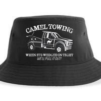 Camel Towing Inappropriate Humor Adult Humor Camel Towing Sustainable Bucket Hat