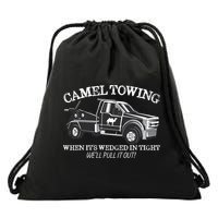 Camel Towing Inappropriate Humor Adult Humor Camel Towing Drawstring Bag