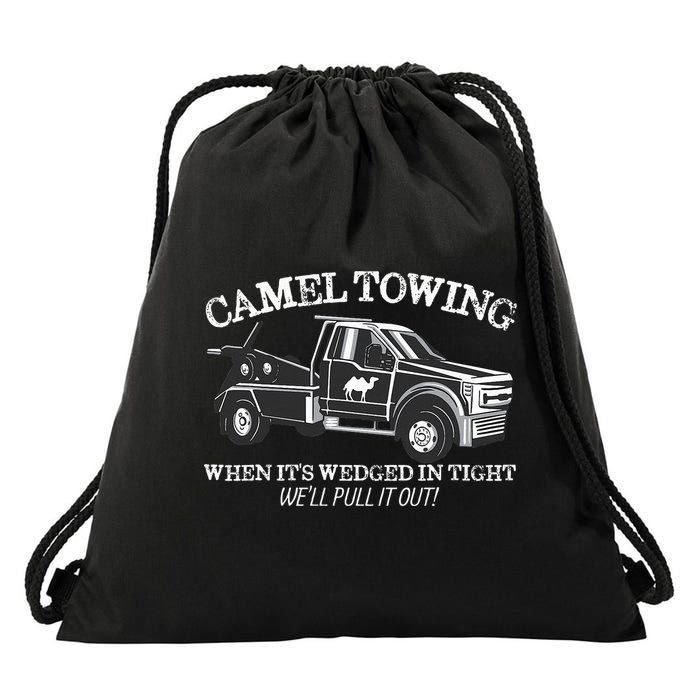 Camel Towing Inappropriate Humor Adult Humor Camel Towing Drawstring Bag