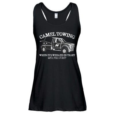 Camel Towing Inappropriate Humor Adult Humor Camel Towing Ladies Essential Flowy Tank