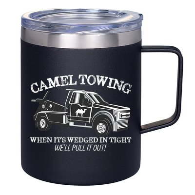 Camel Towing Inappropriate Humor Adult Humor Camel Towing 12oz Stainless Steel Coffee Mug