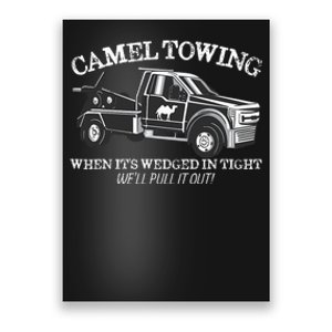 Camel Towing Inappropriate Humor Adult Humor Camel Towing Poster