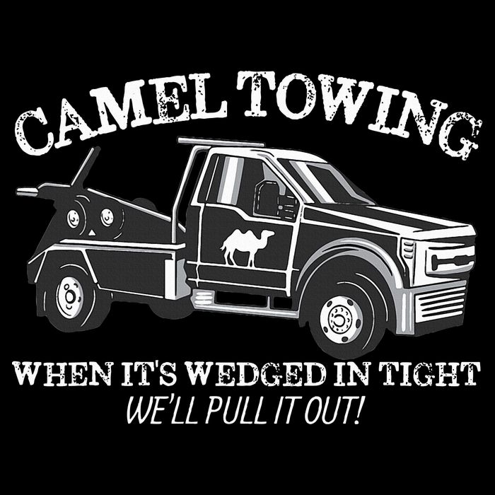 Camel Towing Inappropriate Humor Adult Humor Camel Towing Toddler Hoodie