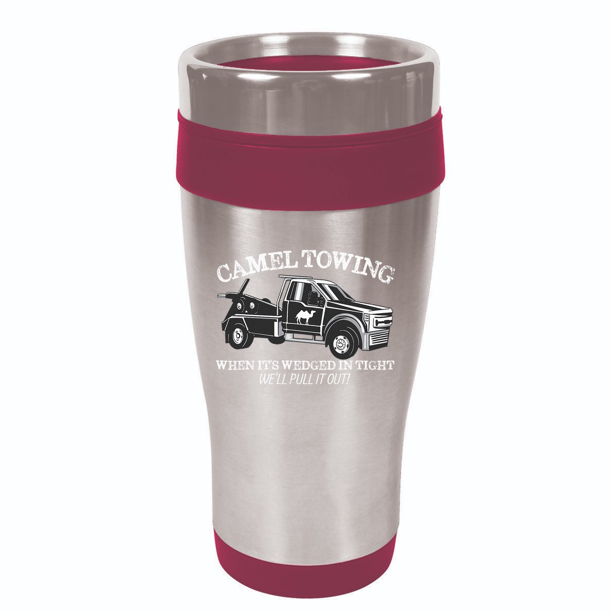 Camel Towing Inappropriate Humor Adult Humor Camel Towing 16oz Travel Tumbler