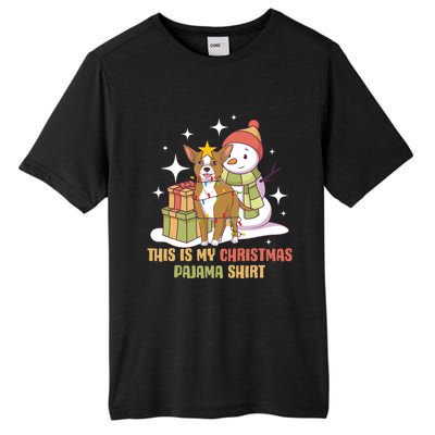 Chihuahua This Is My Christmas Pajama Gift Tall Fusion ChromaSoft Performance T-Shirt