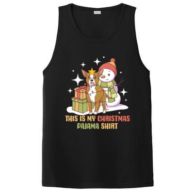 Chihuahua This Is My Christmas Pajama Gift PosiCharge Competitor Tank