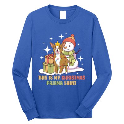 Chihuahua This Is My Christmas Pajama Gift Long Sleeve Shirt