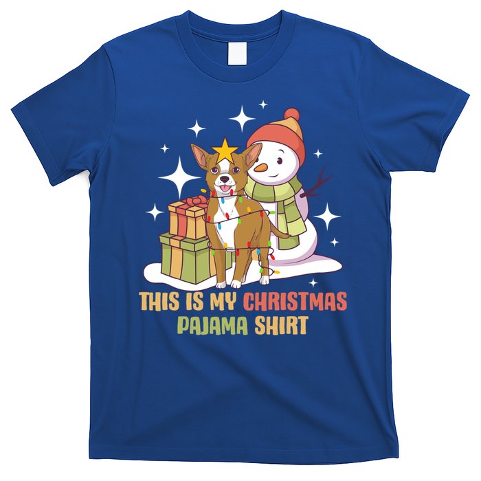 Chihuahua This Is My Christmas Pajama Gift T-Shirt