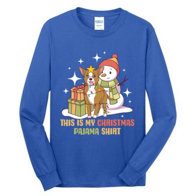 Chihuahua This Is My Christmas Pajama Gift Tall Long Sleeve T-Shirt