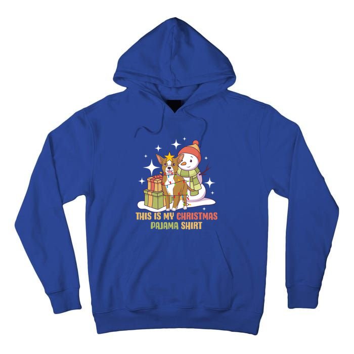 Chihuahua This Is My Christmas Pajama Gift Tall Hoodie