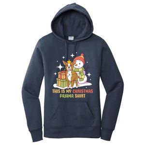 Chihuahua This Is My Christmas Pajama Gift Women's Pullover Hoodie