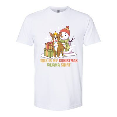 Chihuahua This Is My Christmas Pajama Gift Softstyle CVC T-Shirt