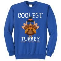 Coolest Turkey In The Towns Flock Thanksgiving Turkey Gift Sweatshirt