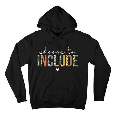 Choose To Include Special Education Teacher Autism Awareness Hoodie