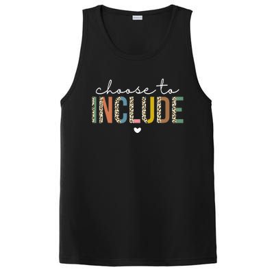 Choose To Include Special Education Teacher Autism Awareness PosiCharge Competitor Tank