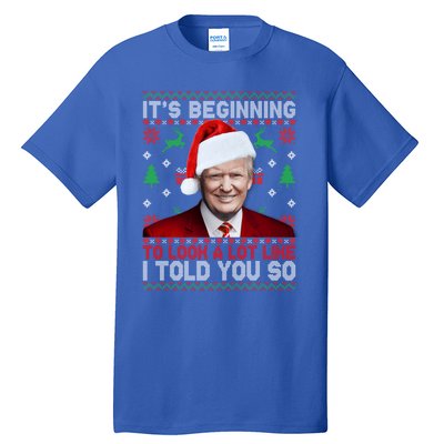 Christmas Trump Its Beginning To Look A Lot Like You Miss Me Gift Tall T-Shirt