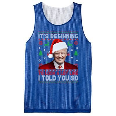 Christmas Trump Its Beginning To Look A Lot Like You Miss Me Gift Mesh Reversible Basketball Jersey Tank