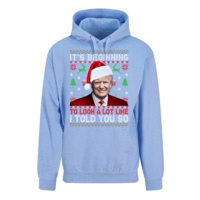 Christmas Trump Its Beginning To Look A Lot Like You Miss Me Gift Unisex Surf Hoodie