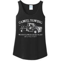 Camel Towing Inappropriate Humor Adult Humor Camel Towing Ladies Essential Tank