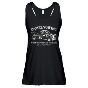 Camel Towing Inappropriate Humor Adult Humor Camel Towing Ladies Essential Flowy Tank