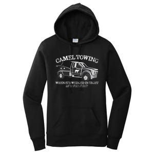 Camel Towing Inappropriate Humor Adult Humor Camel Towing Women's Pullover Hoodie