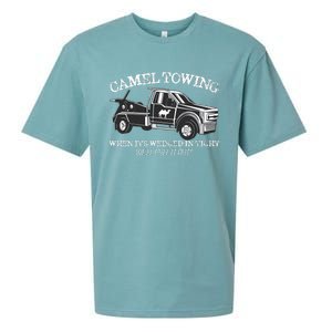 Camel Towing Inappropriate Humor Adult Humor Camel Towing Sueded Cloud Jersey T-Shirt