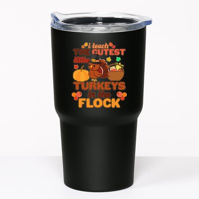 Cute Thanksgiving I Teach The Cutest Little Turkeys In The Flock Tumbler