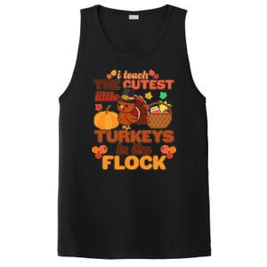 Cute Thanksgiving I Teach The Cutest Little Turkeys In The Flock PosiCharge Competitor Tank