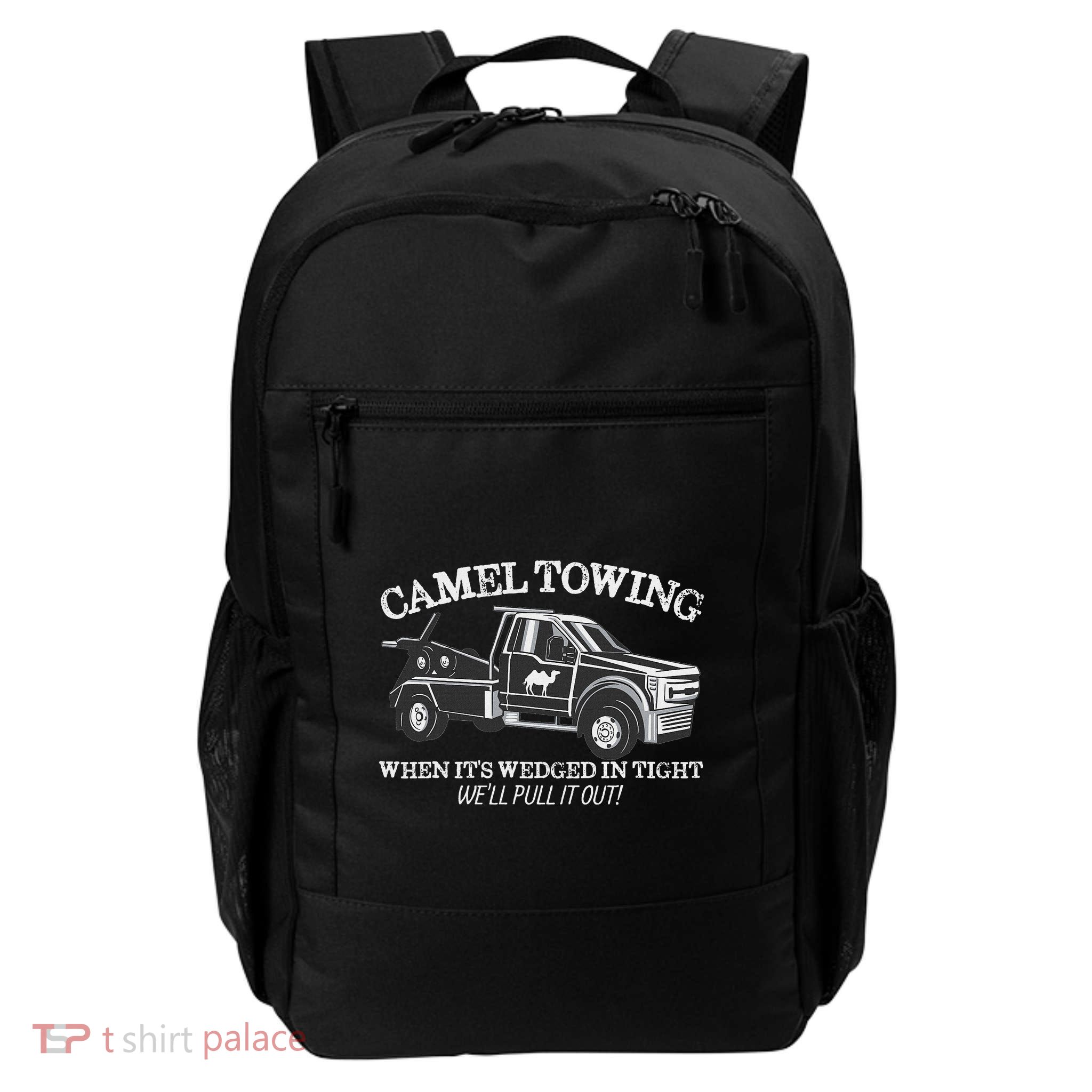 Camel Towing Inappropriate Humor Adult Humor Camel Towing Daily Commute Backpack