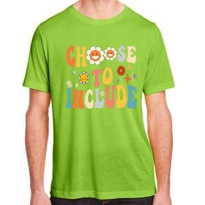 Choose To Include Special Education Teacher Autism Awareness Funny Gift Adult ChromaSoft Performance T-Shirt