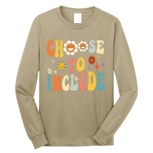 Choose To Include Special Education Teacher Autism Awareness Funny Gift Long Sleeve Shirt