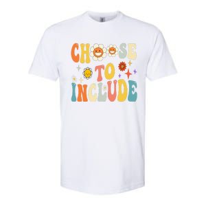 Choose To Include Special Education Teacher Autism Awareness Funny Gift Softstyle CVC T-Shirt