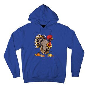 Cute Turkey Ice Hockey Player Turkeys Day Happy Thanksgiving Gift Hoodie