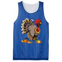 Cute Turkey Ice Hockey Player Turkeys Day Happy Thanksgiving Gift Mesh Reversible Basketball Jersey Tank