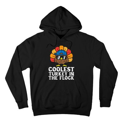 Coolest Turkey In The Flock Thanksgiving Hoodie