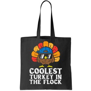 Coolest Turkey In The Flock Thanksgiving Tote Bag