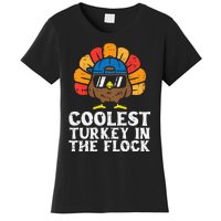 Coolest Turkey In The Flock Thanksgiving Women's T-Shirt