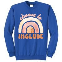 Choose To Include Special Education Teacher Autism Awareness Gift Sweatshirt