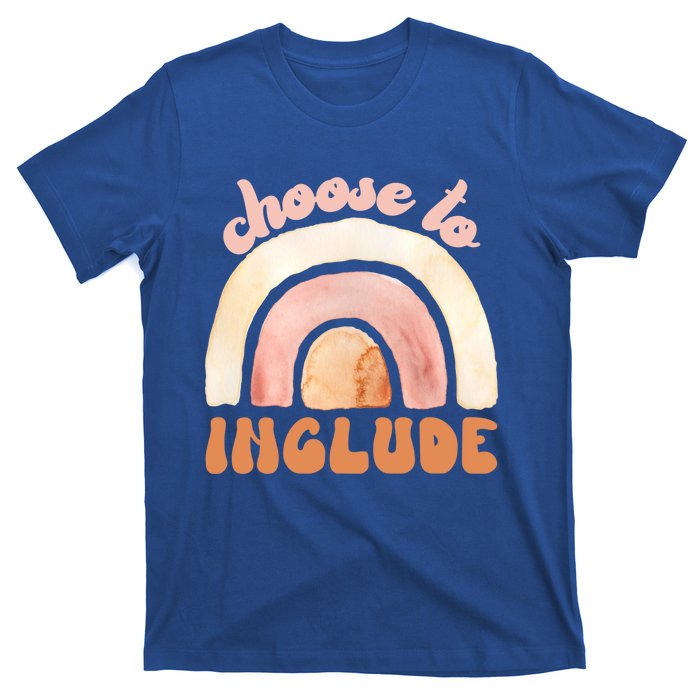 Choose To Include Special Education Teacher Autism Awareness Gift T-Shirt