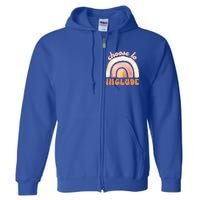 Choose To Include Special Education Teacher Autism Awareness Gift Full Zip Hoodie