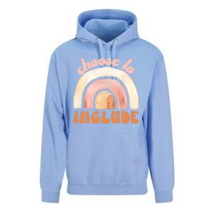 Choose To Include Special Education Teacher Autism Awareness Gift Unisex Surf Hoodie