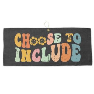 Choose To Include Special Education Teacher Autism Awareness Gift Large Microfiber Waffle Golf Towel