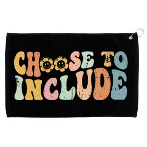 Choose To Include Special Education Teacher Autism Awareness Gift Grommeted Golf Towel