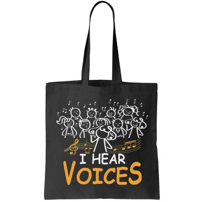 Choir Teacher I Hear Voices Chorister Church Choral Music Bag