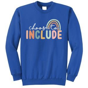 Choose To Include Special Education Teacher Autism Awareness Gift Sweatshirt