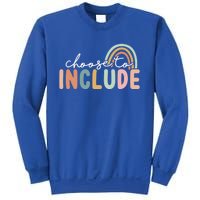 Choose To Include Special Education Teacher Autism Awareness Gift Sweatshirt